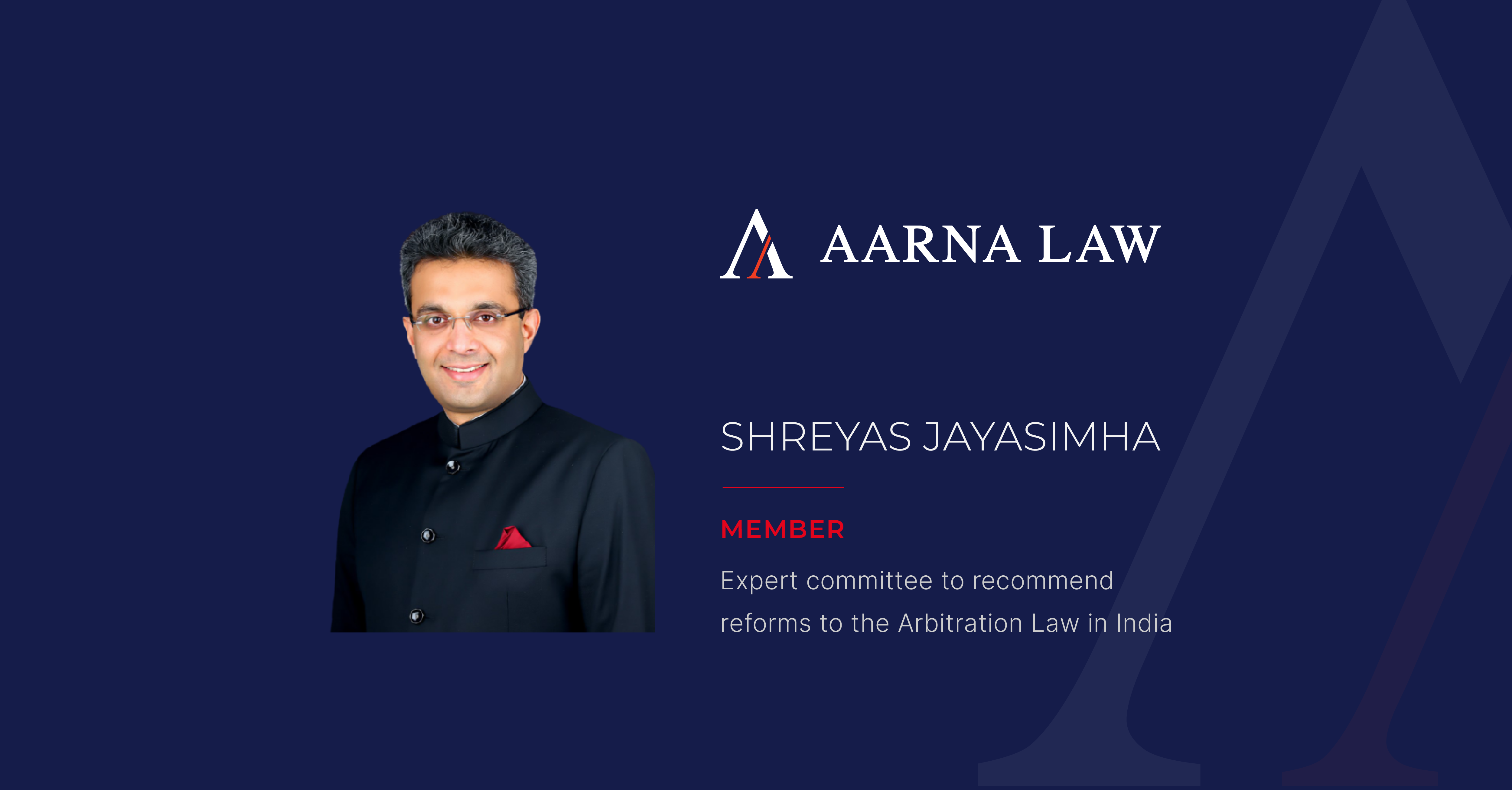 Shreyas Jayasimha appointed to the Expert Committee